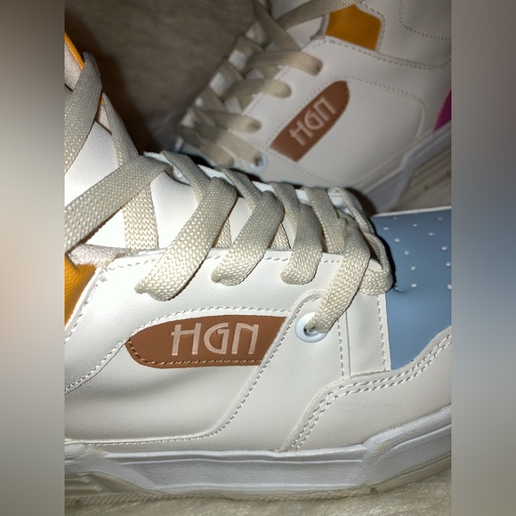 Urban Tennis Halogen by Mr Shu Ankle Boots Beige Sneakers - Picture 9 of 17